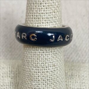 Marc by Marc Jacob’s Silver and Grey Enamel band ring
